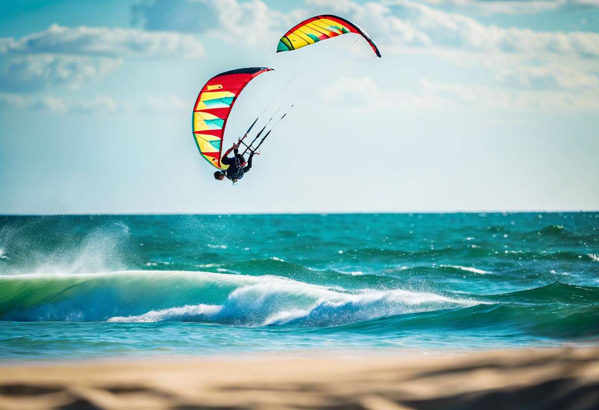 Top destinations pour le kitesurf : envolez-vous sur l'eau